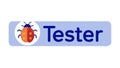 Software Tester Bug Fixing Quality Assurance Icon, vector design Generative AI Royalty Free Stock Photo