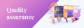 Software testing concept banner header Royalty Free Stock Photo