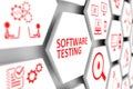 Software testing concept Royalty Free Stock Photo