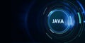 Software, web development, programming concept. Programming languages java and program. Software development Royalty Free Stock Photo