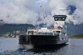 Sognefjord ferry in Norway Royalty Free Stock Photo