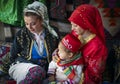 Sogut, Bilecik / Turkey - September 08 2019: Yoruk Turkish people in traditional clothes during Celebrations to commemorate