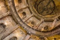 SOHAG, EGYPT: FEB 11, 2019: Interior of Coptic White Monastery (Deir al Abyad) near Sohag, Egy