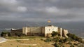 Scenic view of Sohail castle, Fuengirola - Spain Royalty Free Stock Photo