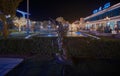 SOHO square in Sharm El Sheikh, Egypt . Night shot Royalty Free Stock Photo