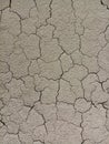 Soil cracked,cracked ground in mine site Royalty Free Stock Photo