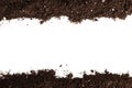 Soil or dirt section Royalty Free Stock Photo