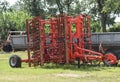 Soil disintegrator, deep loosener on the trailer.