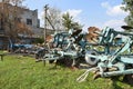 Soil disintegrator, deep loosener on the trailer.