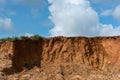 Quarry sand, soil disturbance by extraction of minerals