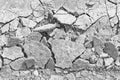 Soil drought cracked texture Royalty Free Stock Photo