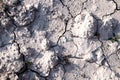 Soil drought dry earth cracked texture ground -2 Royalty Free Stock Photo