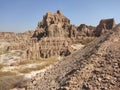 Soil erosion and salinity problems in a plateau Royalty Free Stock Photo