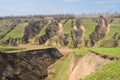 Soil erosion in Ukraine Royalty Free Stock Photo