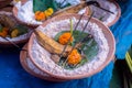 Soil malasa with rudraksha mala, Supari or betel nut, banana, pan pata or betel Leaf, banana Leaf, Red Thread Kalava, agarbatti