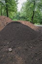 Soil mud land earth dirt heap pile