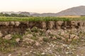 Soil slides down and collapsed due to river water surge in the monsoon season