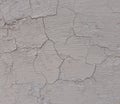 Cracks in the soil and dry soil. Royalty Free Stock Photo