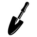 Soil spade icon, simple style