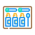 soil test kit garden tool color icon vector illustration Royalty Free Stock Photo