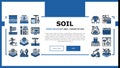 Soil Testing Nature Landing Header Vector