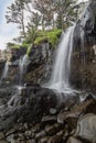 Sojeongbang Falls on Jeju Island Royalty Free Stock Photo