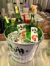 Soju is traditional Korean drink made of rice