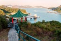 Sok Kwu Wan viewed from Family Walk on Lamma Island, Hong Kong