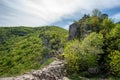 Soko Grad medieval fortress near the city of Sokobanja in Eastern Serbia Royalty Free Stock Photo