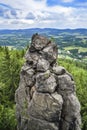 Sokoliki mountains, mountain landscape in Poland Royalty Free Stock Photo