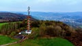 SokolÃÂ­ vrch lookout tower Royalty Free Stock Photo