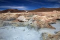 Sol de manana geyser field, Bolivia Royalty Free Stock Photo