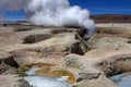 Sol de manana geyser field, Bolivia Royalty Free Stock Photo