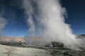 Sol de Manana geysers in Bolivian Andes Royalty Free Stock Photo