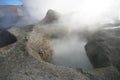 Sol de Manana geysers in Bolivian Andes Royalty Free Stock Photo