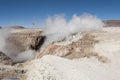 Sol de Manana, steaming geothermal and geyser field, Reserva Nacional de Fauna Andina Eduardo Abaroa, Bolivia