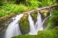 Sol Duc Falls in Olympic National Park Royalty Free Stock Photo