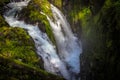 Sol Duc Falls in Olympic National Park Royalty Free Stock Photo
