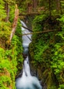 Sol Duc Falls, Washington State Royalty Free Stock Photo
