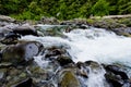 Sol Duc river cascades. Royalty Free Stock Photo