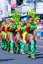 Solah mediunan dance from Madiun (East Java) on 3rd BEN Carnival. Royalty Free Stock Photo