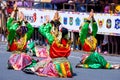 Solah mediunan dance from Madiun (East Java) on 3rd BEN Carnival. Royalty Free Stock Photo