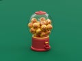Solana Crypto Gumball Machine Arcade Candy Bubble Gum 3D Illustration