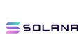 Solana logos vector logo text icon author\'s development Royalty Free Stock Photo