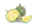 Solanum, Bolo Maka, islated on white background Royalty Free Stock Photo