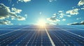 Solar Analytics Symphony: Harnessing Sunlight Data. Concept Solar Energy, Data Analysis, Technology Royalty Free Stock Photo
