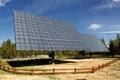 Two solar arrays at the visitors center in Bryce Canyon National Park in Utah.