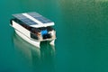 Solar boat Royalty Free Stock Photo