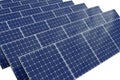 Solar cell panel with clipping path