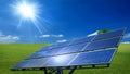 Solar cell panels Royalty Free Stock Photo